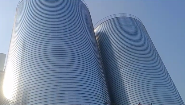 静乐2座混凝土高架卷板仓